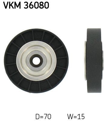 SKF VKM 36080 Umlenk-/FüHrungsrolle, Keilrippenriemen FüR Renault-image