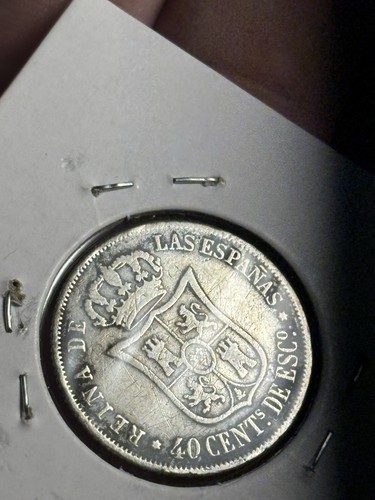 Silver Spain 1866 40 Centimos/1903 50 Centimos World Silver Coins Lot! - Picture 10 of 17