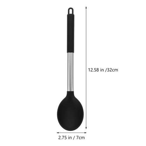 Espátulas de cuchara de cocina de silicona para utensilios de cocina antiadherentes utensilios de cocina - Imagen 8 de 12