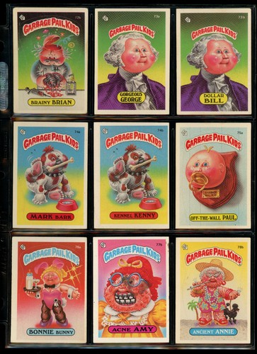 Lot 336 Diff Cards - 1985 Garbage Pail Kids OS Series 2-14 Partial Sets VG/VG-EX - Picture 7 of 24