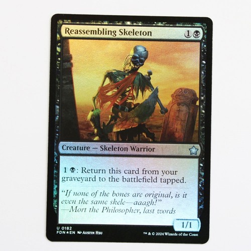 Reassembling Skeleton 182 - MTG - Foundations - NM Foil