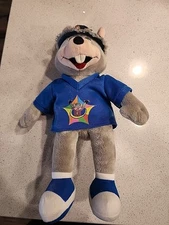 Chuck E. Cheese 2008 Plush Stuffed Animal W/ Logo Hat & Shirt