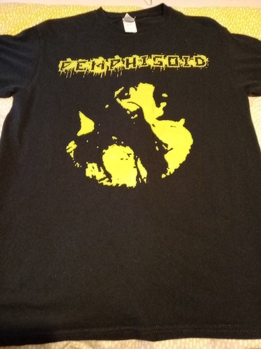Pemphigoid Flesh Rotting Death Metal Black T-Shirt Music Size Medium