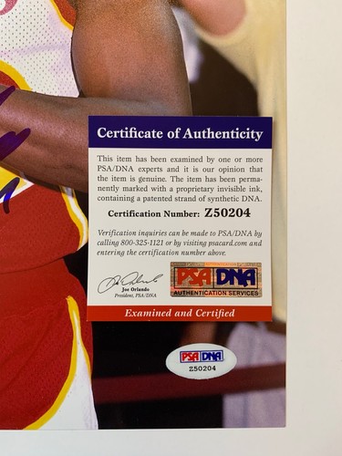 Dominique Wilkins signed 11x14 autographed photo NBA Slam Dunk Champion PSA - Picture 3 of 3
