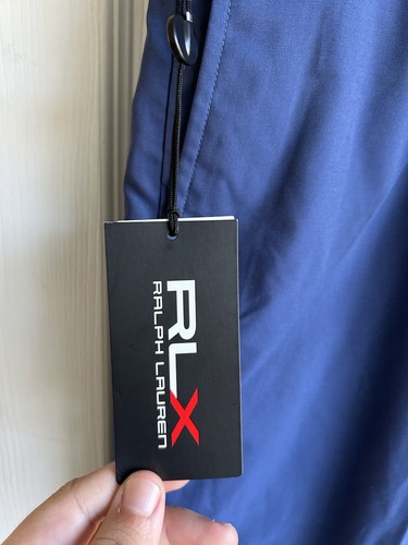 NWT RLX Ralph Lauren Navy Blue Golf Pants Chinos Tailored Fit $125 Size 38 x 32 - Picture 2 of 11