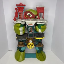 Imaginext Playskool TMNT Ninja Turtle Half Shell Hq 2016 Big Heroes Headquarters