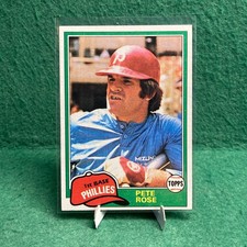 1981 Topps Baseball / Pete Rose #180
