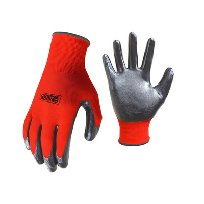 Grease Monkey Nitrile-Coated Work Gloves (15 pk.)- Large