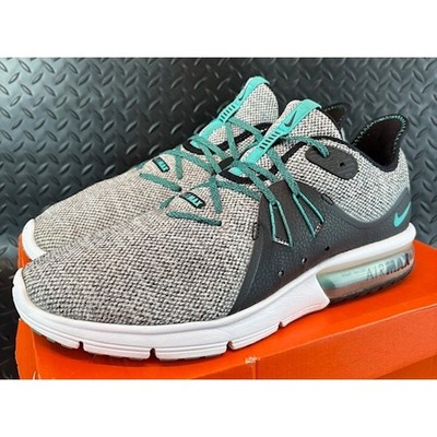 Nike Air Max Sequent 3 White Hyper Jade Black 921694-100 mens sneakers size 11