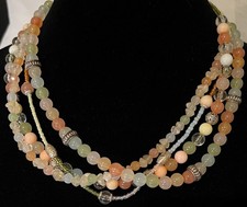 Colorful Multi-Strand Beaded Necklace in Perfect Condition