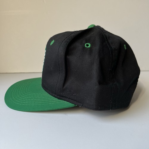 NWOT Vintage Boston Celtics NBA Grossman The G Cap Black Green Snapback Hat - Picture 3 of 9
