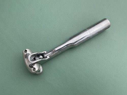 Vintage Campagnolo Croce d'Aune, Chorus, Aero 27.2 Seatpost C-Record Era (1980s) - Picture 12 of 13