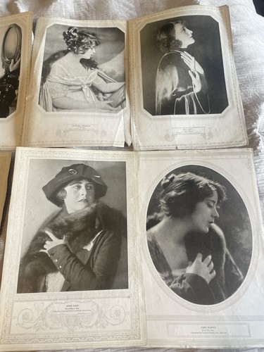 Lote de 8 fotos de estrellas de cine mudo con anuncios de Elgin Watch de la década de 1910 - actrices de cine - Imagen 2 de 19