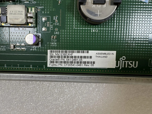 Oracle Sun 541-0481 501-7672 eXtended System Control Facility Unit XSCFU - Photo 2/12