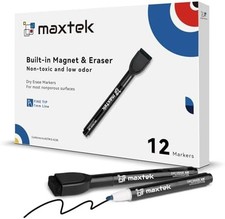 Magnetic Dry Erase Markers with Fine Tip