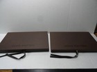 2 - AUTHENTIC LOUIS VUITTON DARK  BROWN EMPTY BOXES 10 X 6 X 1 - MINT CONDITION