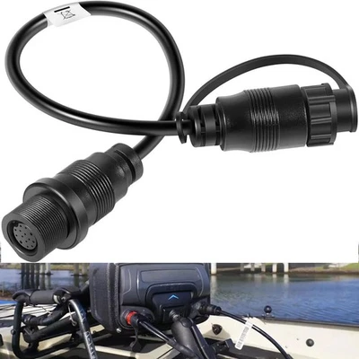 BR-AUTO For Minn Kota 1852079 DSC Adapter Cable MKR-DSC-16 Lowrance 9-Pin Fish Finder