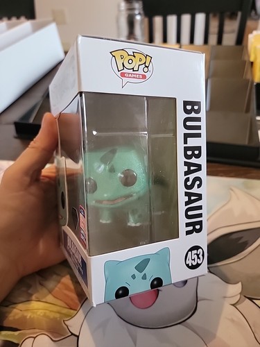 Funko Pop Pokemon Bulbasaur 453 Diamond Glitter 2021 Summer Convention Limited - Imagen 2 de 6
