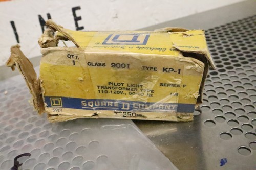 Square D 9001-KP-1 Ser F Pilot Light 110-120V 50-60Hz New Old Stock - Picture 3 of 10