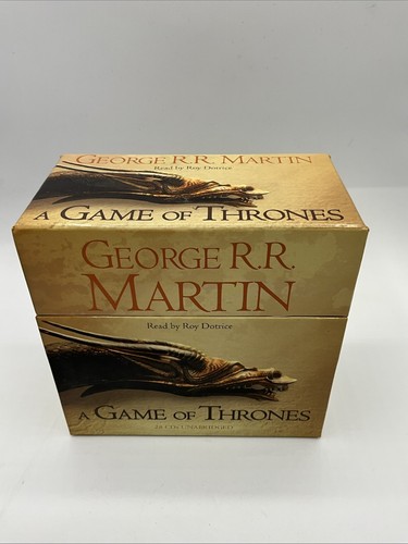 A GAME OF THRONES 28 x Audio CDs Read By George R R Martin (3N)