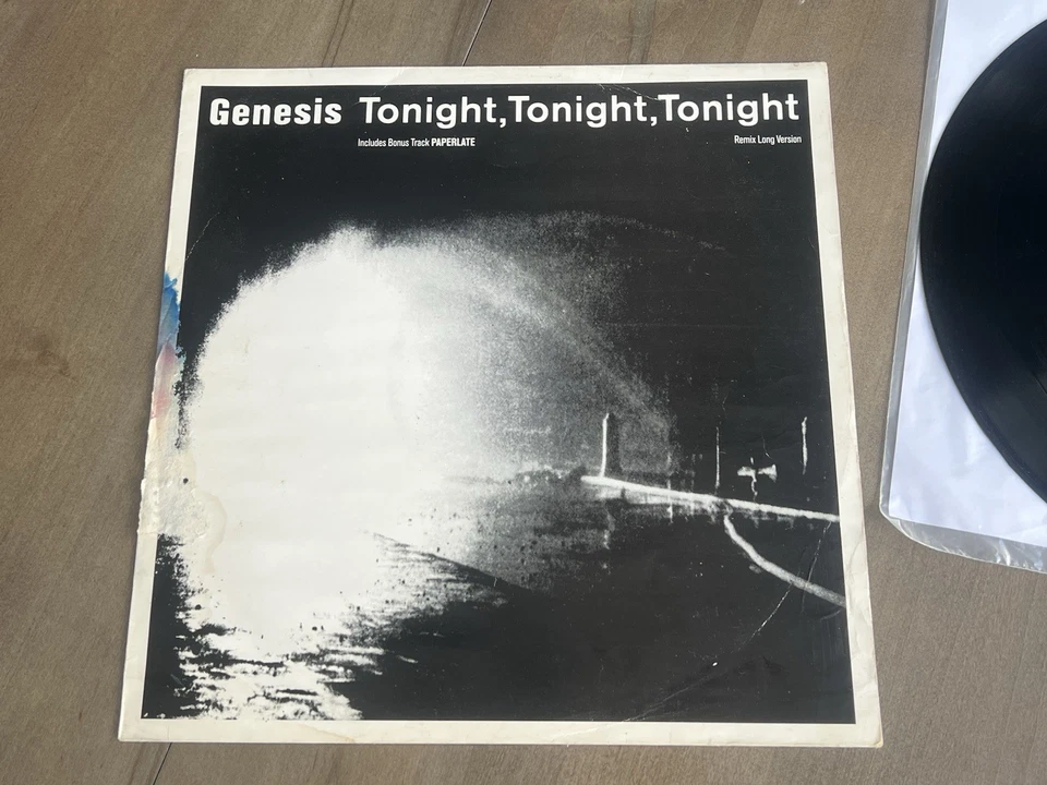 Tonight, Tonight, Tonight 12” Single Remix Long Version Genesis GENS 4-12 VG+ UK - Image 2 of 4