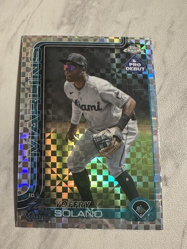 2025 Topps Pro Debut #PDC-26 YOFFRY SOLANO Chrome XFractor - Bild 1 von 2