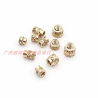 Threaded Inserts, Brass Heat Set Insert M2 M2.5 M3 M4 M5 M6 Female Thread Metric