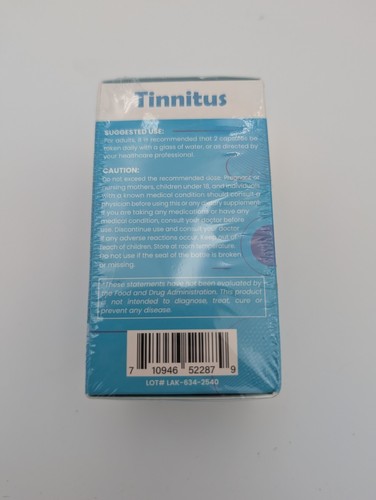 1500 MG Tinnitus Relief for Ringing Ears Supplement, Supports Ear Health, New - Picture 5 of 7