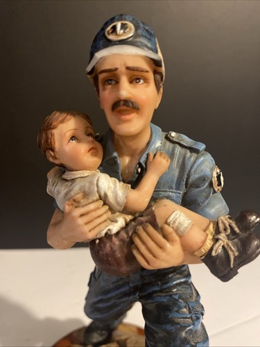 Medics Of Valor VTG 1998 Vanmark Just In Time Figurine First Responders Hero - Picture 8 of 10