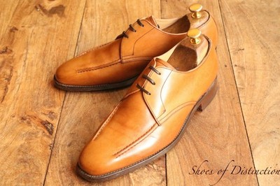 Barker Tan Brown Leather Derby Brogue shoes Men's UK 7 US 8 EU 41