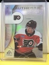 2024-25 UD SPGU SP game used Authentic Rookies Matvei Michkov /39 rainbow #250