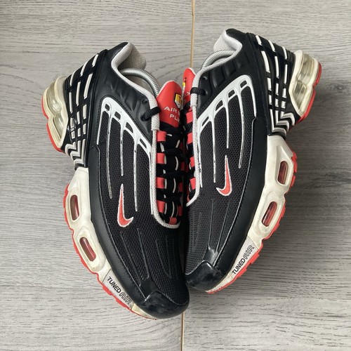 Nike Air Max Plus TN Schwarz Weiß Rot Herren UK 8 CJ0601-001