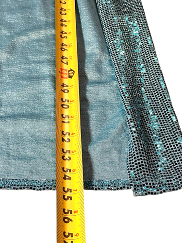 Vestido Esmeralda Helado Verde Azulado Aqua Brillante Nuevo con Etiquetas Cuello Lentejuelas Bodycon Fiesta Año Nuevo - Imagen 11 de 17