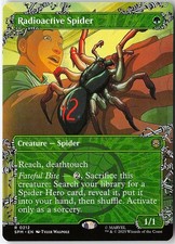 Radioactive Spider Borderless 212 Rare Marvel's Spider-Man NM MTG