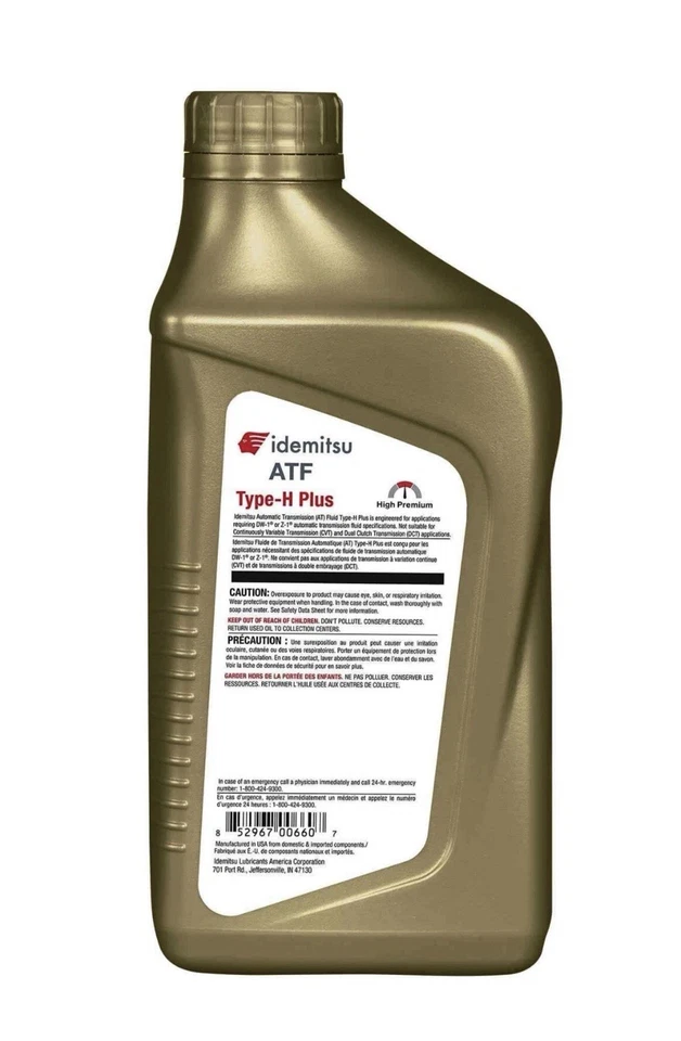 6 QUARTOS de Idemitsu ATF TYPE (H PLUS) para Acura Honda - Imagem 3 de 3