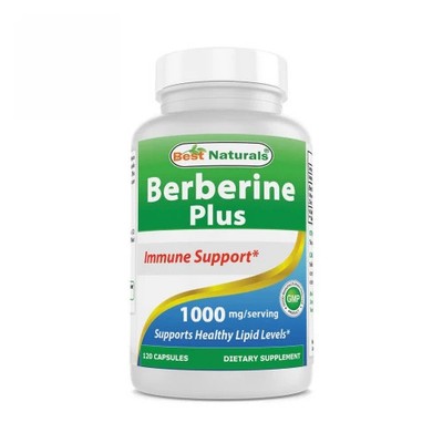 Berberine Plus 120 Caps 1000 mg by Best Naturals