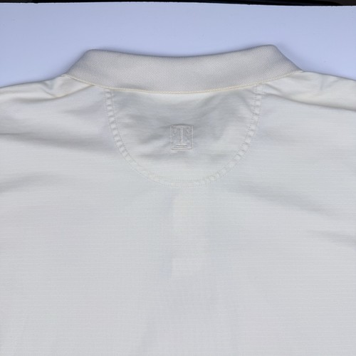Camisa Polo Tehama 3XL Hang ’Em Dry Pima Mezcla Algodón Beige Manga Corta Golf - Imagen 9 de 10
