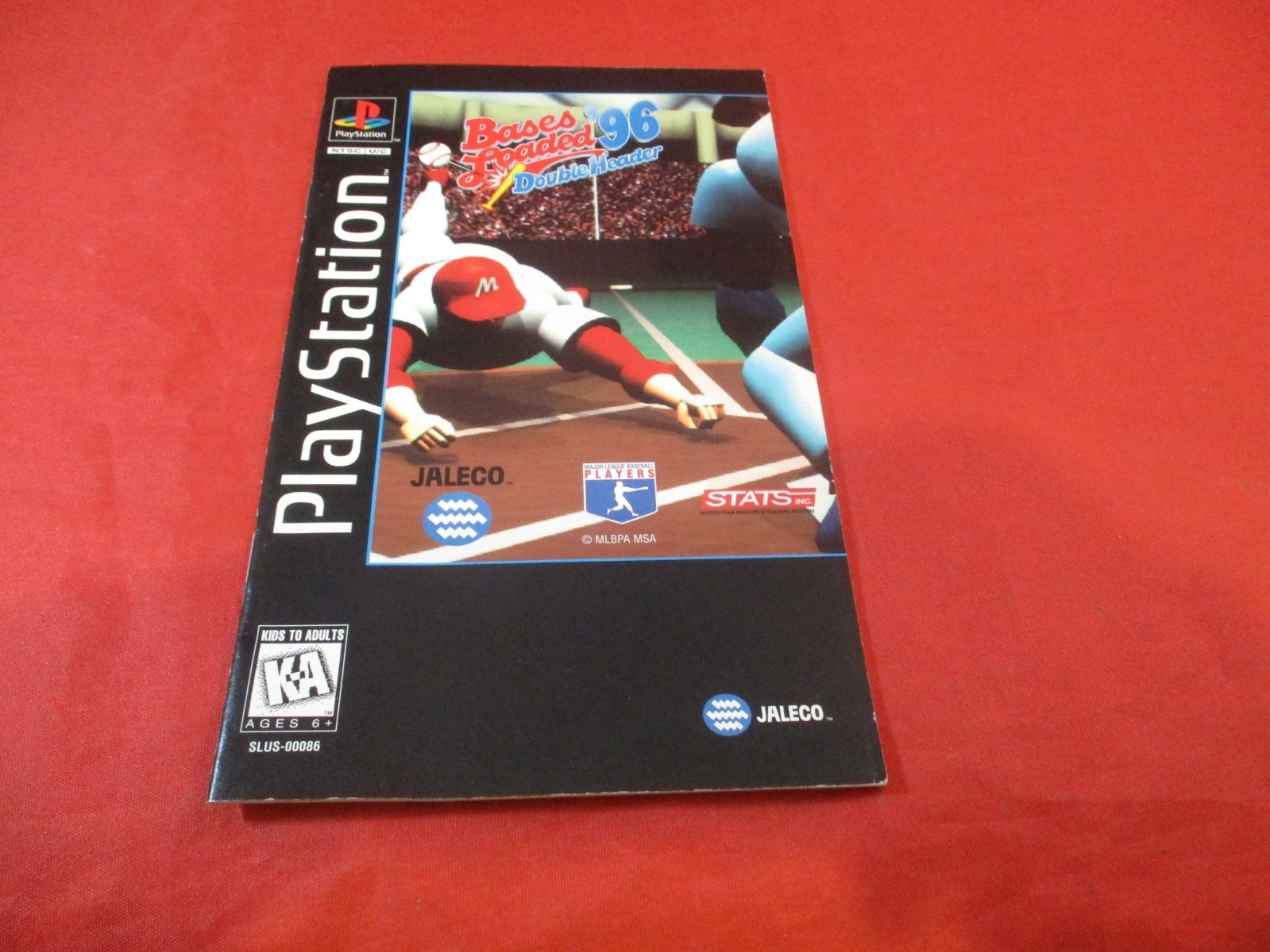 Bases Loaded '96 Double Header Playstation 1 PS1 Instruction Manual Booklet ONLY