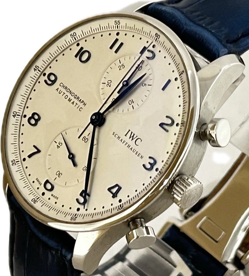 IWC Portugieser Chronograph IW371446 41mm Auto Mens Watch Excellent++ A4796 - Image 4 of 4