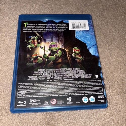 Teenage Mutant Ninja Turtles - Secrets Of The Ooze II, Blu Ray DVD, Pre-Owned - Picture 2 of 4