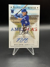 2024 PANINI BOYS OF SUMMER NICK LOFTIN RC AMERICA'S BEST Blue Auto /149