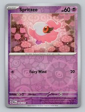 Reverse Holo Spritzee #038/131 Common SV: Prismatic Evolutions Pokemon