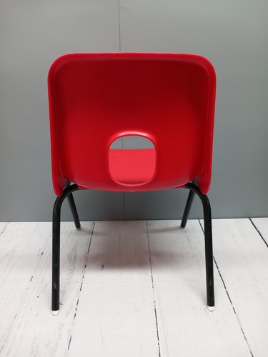 Vintage School Chairs Red & Blue Nursery Kids Child infants Retro 1980s - Picture 6 of 20