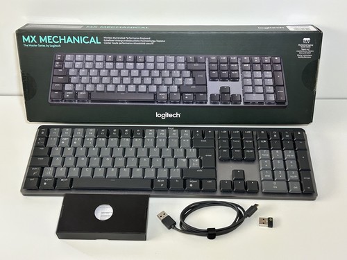 Logitech MX Mechanical Wireless Illuminated Performance Keyboard Tactile Quiet