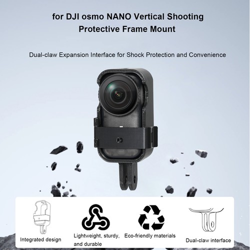 Rabbit Cage Adapter Base Bracket For DJI OSMO NANO Thumb Camera Protective Frame - Picture 2 of 8