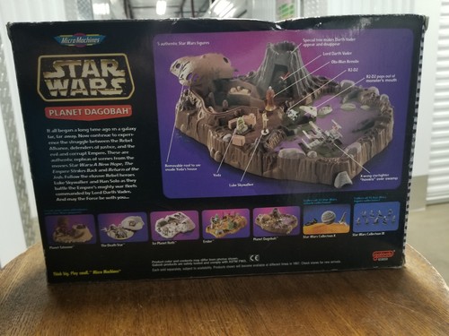 STAR WARS Micromáquinas DAGOBAH Figuras DARTH VADER Yoda Luke SKYWALKER R2D2 Ben - Imagen 8 de 9