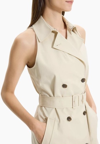 THEORY HALTER TRENCH DRESS*******SIZE: 8 - Picture 4 of 5