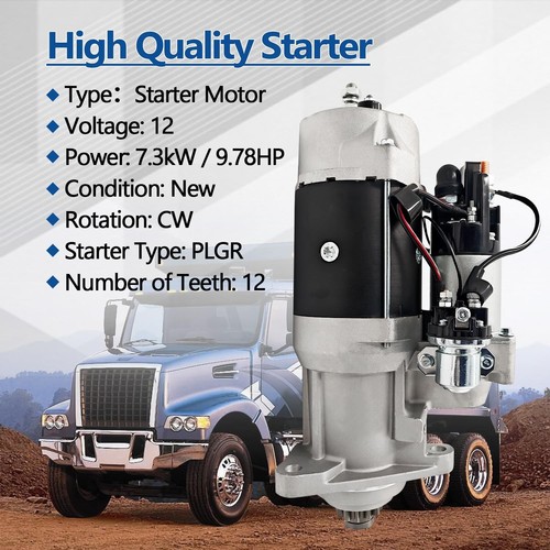 12V Starter Compatible for 07-22/780CID Volvo/ Mack 9700 VHD VAH /HD TRUCK READ - Foto 7 di 11