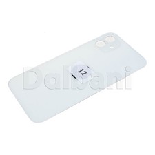 Back Glass Rear Housing Battery Cover Camera Lens For iPhone 12 White