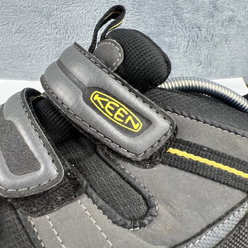 Keen Springwater Cycling Bike Shoes Gray Yellow Hook and Loop Size US 13 EU 47 - Picture 11 of 23